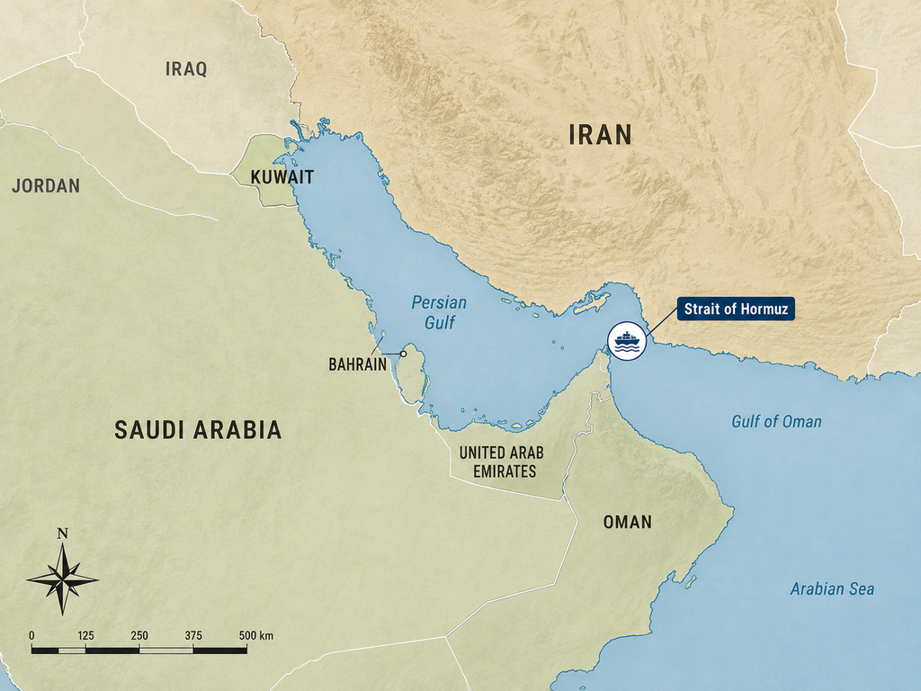 Gulf Region Map