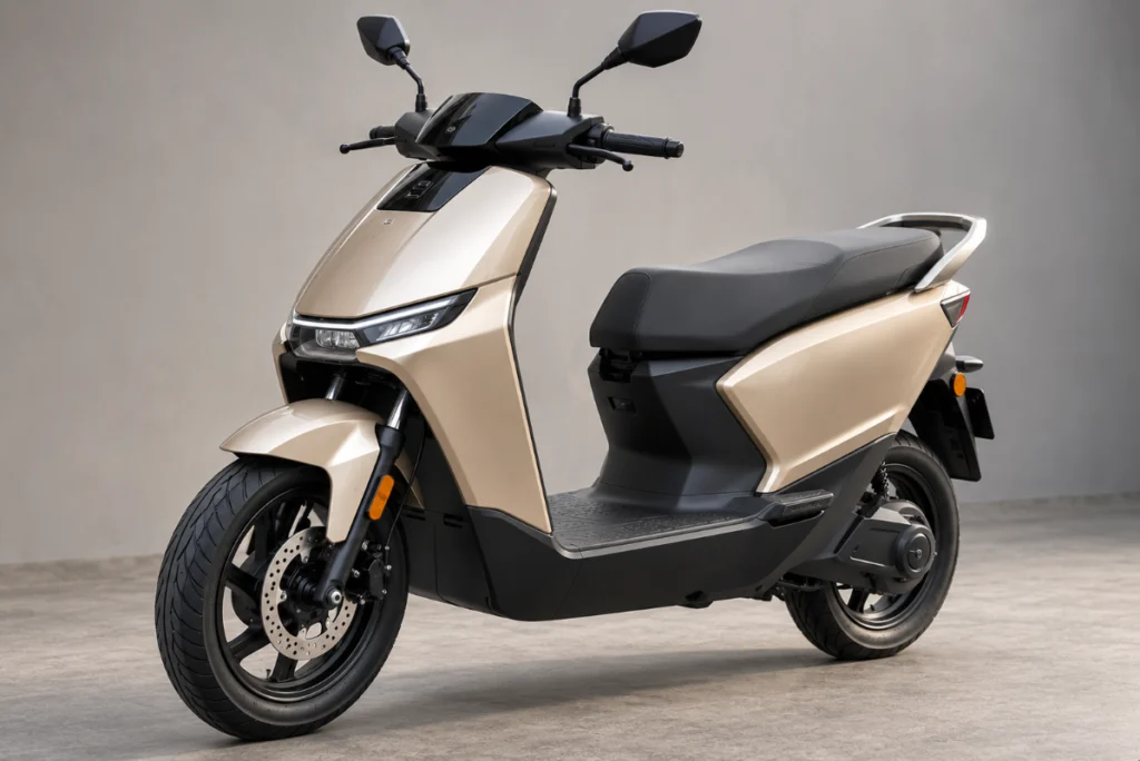 Ather Konarc metal body and 14-inch front wheel