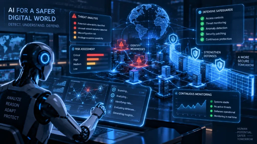 GPT-6 Astra AI cybersecurity system analyzing digital security threats