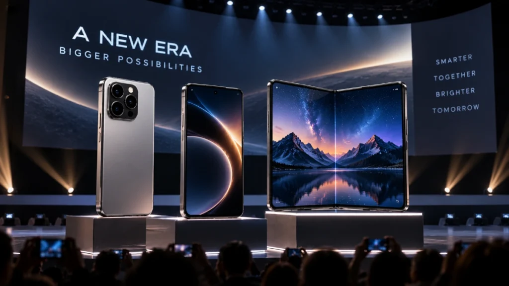 Upcoming Smartphones in September 2026 represented by flagship and foldable phones