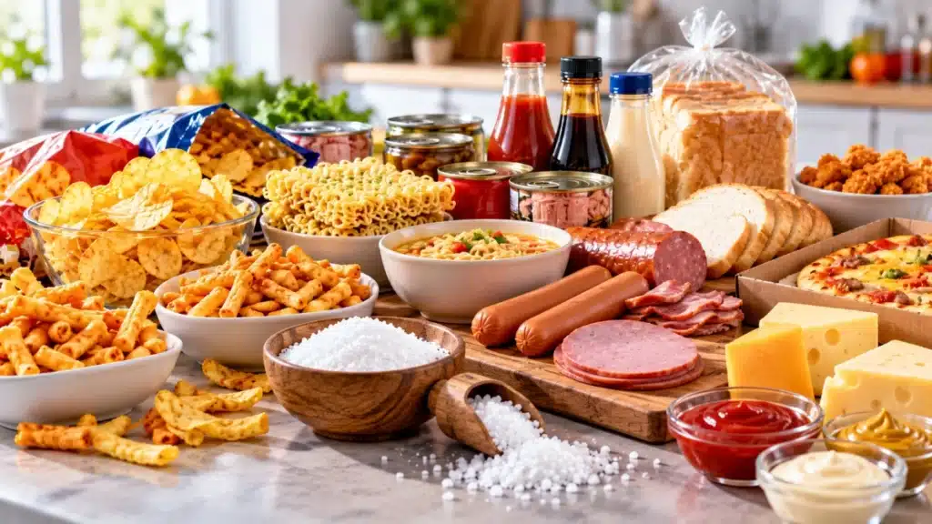 foods high in sodium and hidden salt