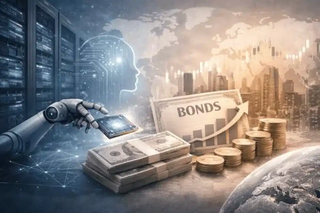 Connections between AI infrastructure investment and financial-market risk