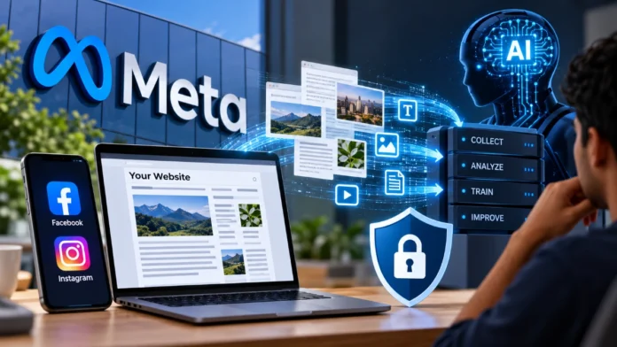 AI training data privacy and Meta’s use of website content